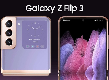 Rò rỉ ảnh render Galaxy Z Flip 3 mới cực ấn tượng