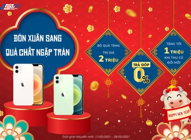 Đón Xuân Sang - Quà chất ngập tràn : Siêu Khuyến Mãi - Bộ Quà tặng trị giá lên tới 2 triệu vnđ