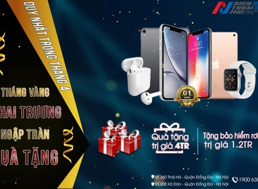 Tháng Vàng Khai Trương - Ngập Tràn Khuyến Mãi : Quà tặng trị giá lên tới 4 TRIỆU đồng