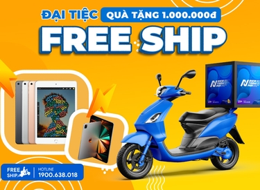 Đại tiệc Mua hàng Online - FreeShip - Quà tặng trị giá 1.000.000đ
