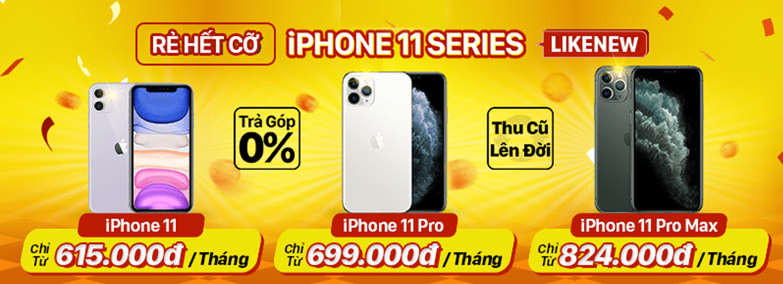 Trả góp 0%, duyệt trong 5 phút