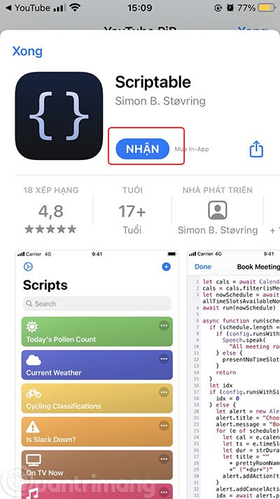 Tính năng màn hình trên IOS 14 thông qua Youtube PIP