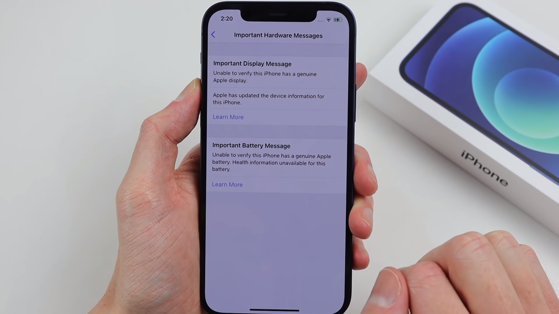 Người tiêu dùng còn băn khoăn khi mua IPhone cũ đã bị thay thế kinh kiện hay chưa và Cách kiểm tra 